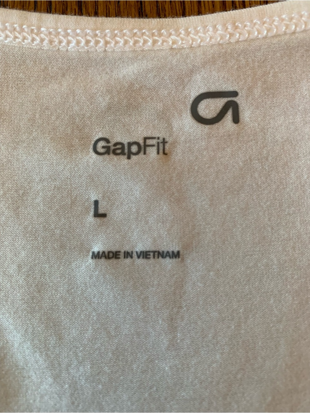 GAP FIT White Racerback Tank with Ruching - Picture 2 of 6